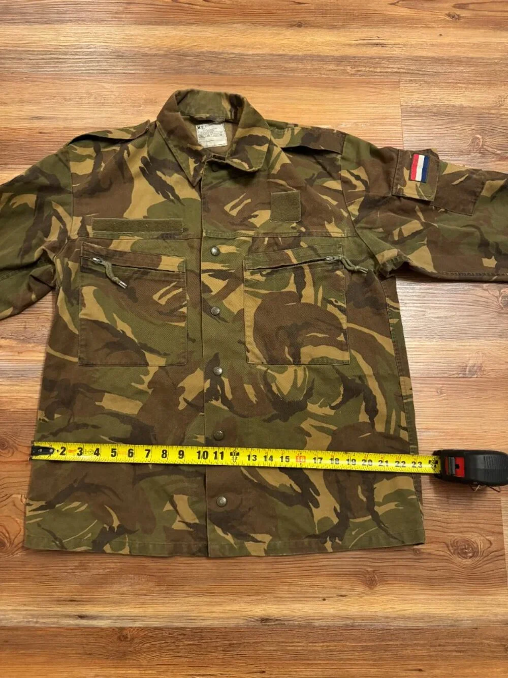 Dutch DPM Camo Field Shirt Jacket – Netherlands Army Surplus Wahler KL‎ Size Med